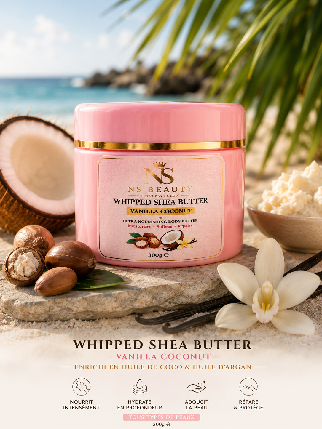 Vanilla Coconut Whipped Shea Butter